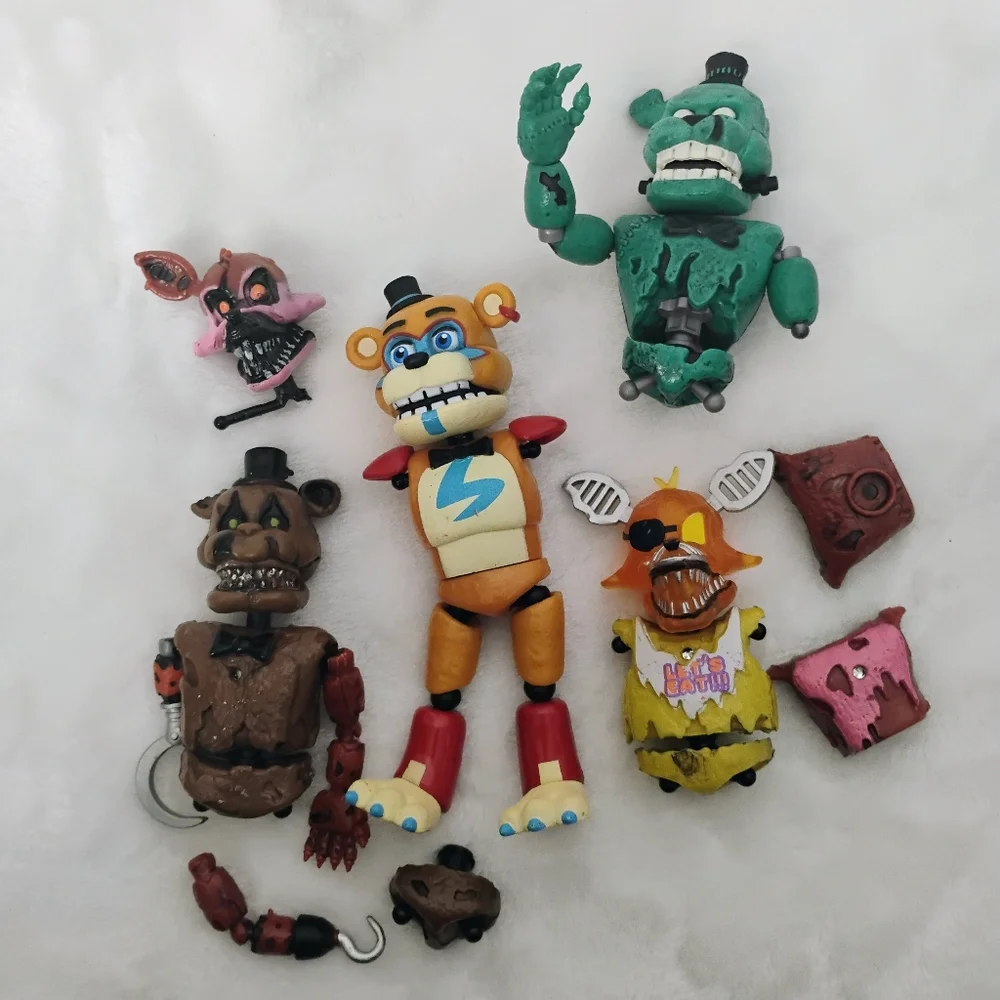Five Nights At Freddy's Action Figures Five Nights At Freddy's FNAF Articulated Action Figure Parts Lot‎ A 